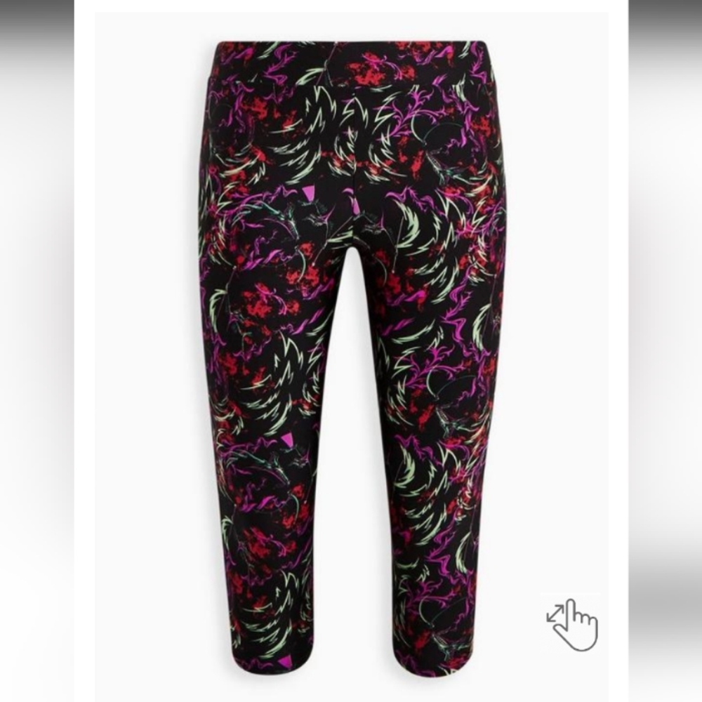 DISNEY MALEFICENT PLATINUM CAPRI LEGGING